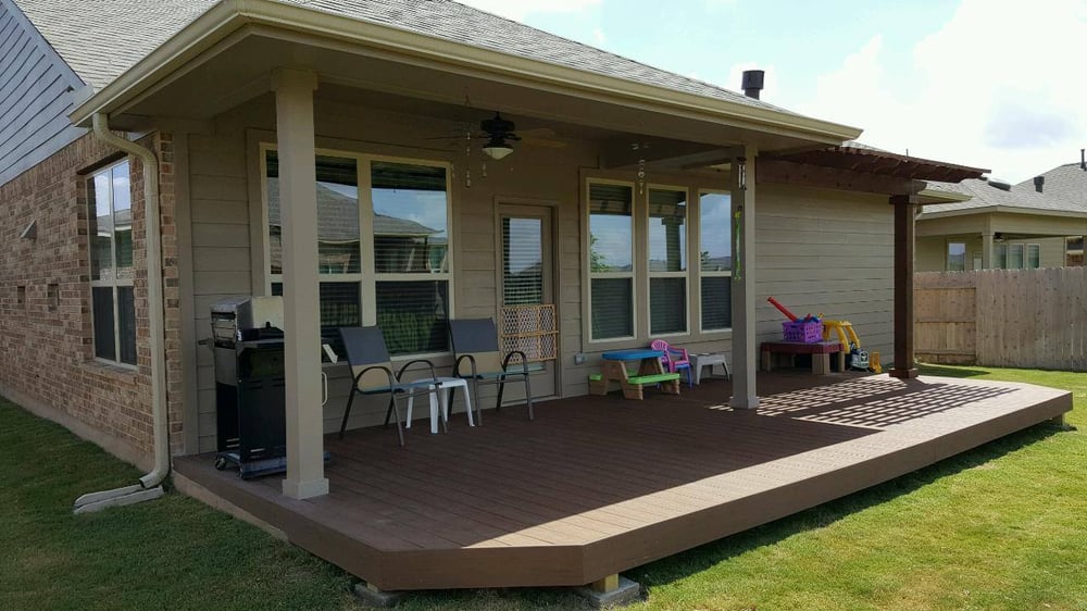 Slide of Custom Solutions Construction & Central Texas Gutters