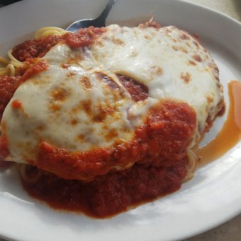Dominic's - Chicken Parmigiana, big lunch portion! - Italian Near Me - Boynton Beach, Florida Dominic's - Chicken Parmigiana, big lunch portion! - Italian Near Me - Boynton Beach, Florida
