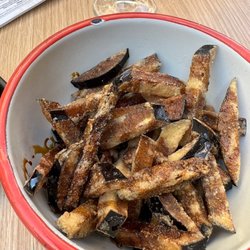 Madeinterranea - Deep fried eggplant with honey cane