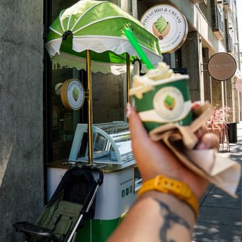 Pistachio and Cream - Front - Gelato Near Me - Sacramento, California Pistachio and Cream - Front - Gelato Near Me - Sacramento, California
