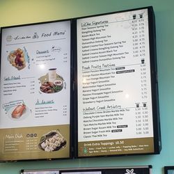 Li Cha Tea - Menu