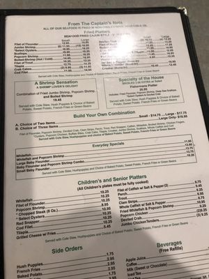 Menu photo 3 Coronet Seafood Restaurant Rural Hall, NC Menu photo 3 Coronet Seafood Restaurant Rural Hall, NC
