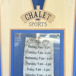 Chalet Sports - Hours