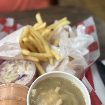 Farm Basket - Fries, mash & gravy, slaw and sauces. - Fast Food Near Me - Las Vegas, Nevada