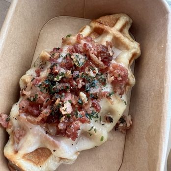 Slow Coffee - Bacon & Cheese Croffle - Coffee & Tea Near Me - Weymouth Town, Massachusetts