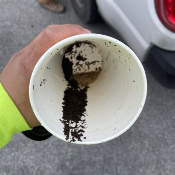 McDonald's - This many coffee grounds like are you kidding me!? - Burgers Near Me - Discovery Bay, California