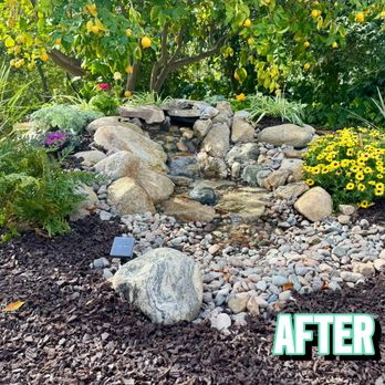 Lawns to Ponds - After pondless waterfall Redlands CA - Landscaping Near Me Lawns to Ponds - After pondless waterfall Redlands CA - Landscaping Near Me