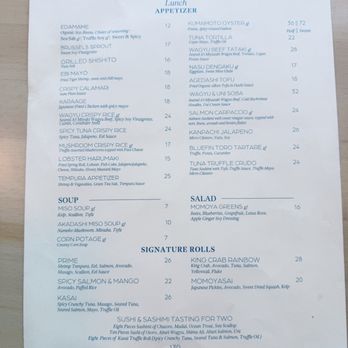 Momoya SoHo - Main Menu - Sushi Bars Near Me - New York, New York Momoya SoHo - Main Menu - Sushi Bars Near Me - New York, New York