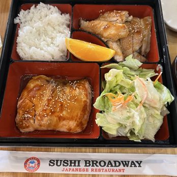 Sushi Broadway - 3/4/25 Two item combo. Chicken & Salmon - Sushi Bars Near Me - Alameda, California Sushi Broadway - 3/4/25 Two item combo. Chicken & Salmon - Sushi Bars Near Me - Alameda, California