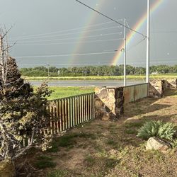 Sundance High Plains RV Park and Cabins - A beautiful double rainbow!