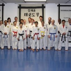 Jae H Kim Tae Kwon Do Institute - Many of our students at our 20th anniversary open house party.