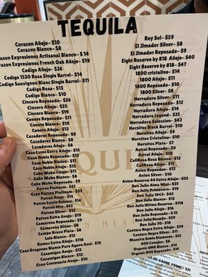 Menu photo 1 Tequila Modern Mexican Cincinnati, OH