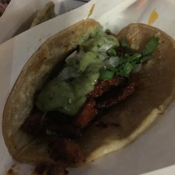 La Taqueria Vegiee - Best taco, PERIOD! My adobada taco was so good. - Vegan Near Me - Tijuana, BCN