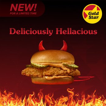 Gold Star - NEW Spicy Chicken Sandwich - Fast Food Near Me - Maysville, Kentucky Gold Star - NEW Spicy Chicken Sandwich - Fast Food Near Me - Maysville, Kentucky