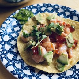 Shrimp Tostada