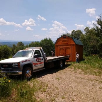Star Towing And Recovery - Shed delivery on Quaker Mountain North of Hayden, CO - Roadside Assistance Near Me Star Towing And Recovery - Shed delivery on Quaker Mountain North of Hayden, CO - Roadside Assistance Near Me