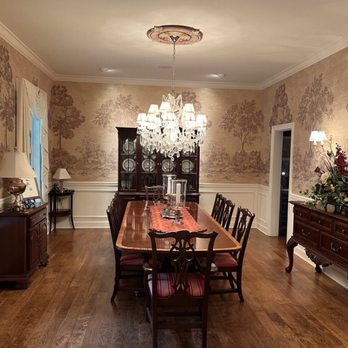 Mitchell Forry Wallcovering - Dining room mural - Painters Near Me - Elizabethtown, Pennsylvania
