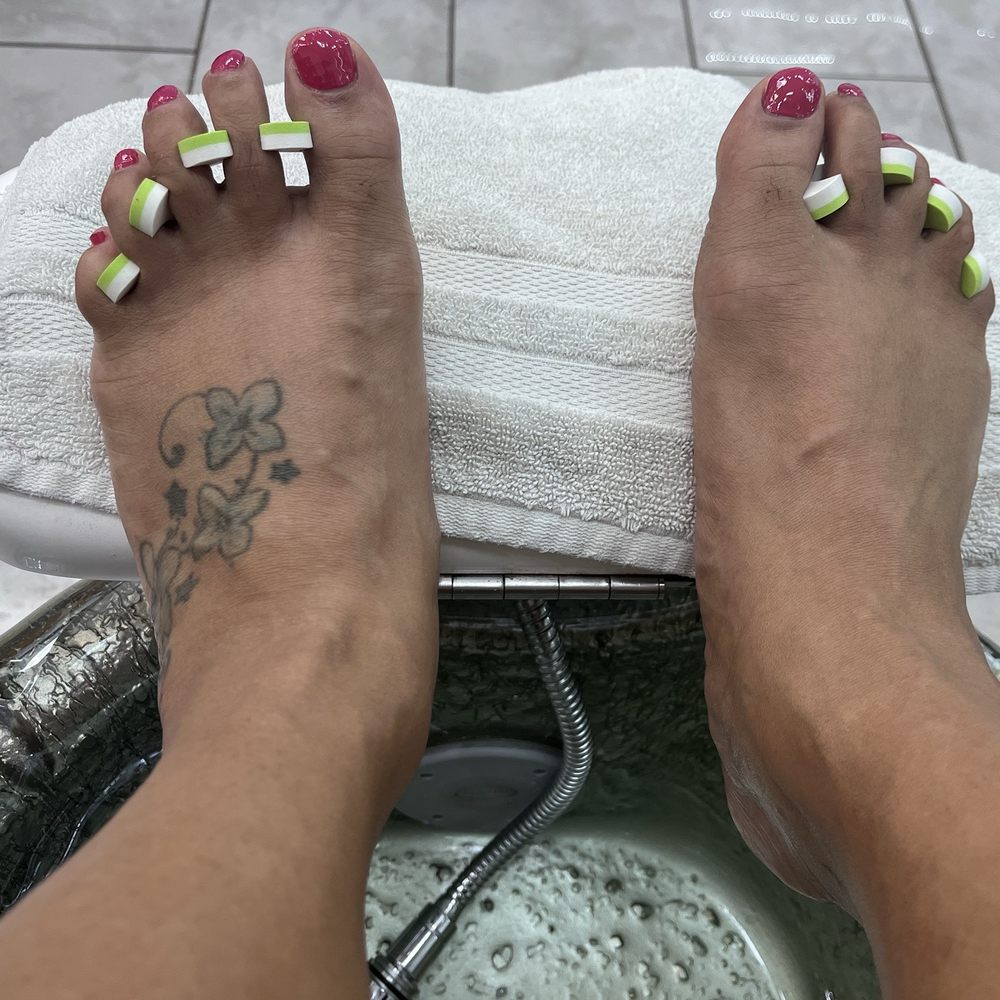 8001 Nails & Spa - Pedicure in process - Nail Salons Near Me - Phoenix, Arizona 8001 Nails & Spa - Pedicure in process - Nail Salons Near Me - Phoenix, Arizona