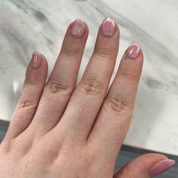 Le Nails - Nails done in cat eye pink - Nail Salons Near Me - Johnson City, Tennessee Le Nails - Nails done in cat eye pink - Nail Salons Near Me - Johnson City, Tennessee