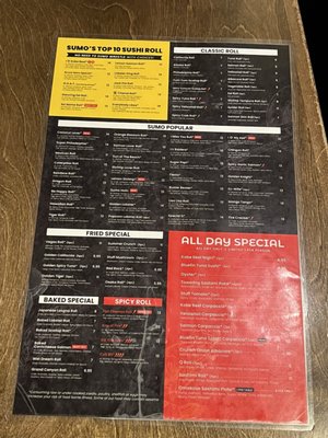 Menu photo 2 Sumo Sushi Las Vegas, NV Menu photo 2 Sumo Sushi Las Vegas, NV
