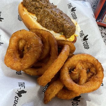 The Coop - Coney dog and onion ring - Caterers Near Me - South St Paul, Minnesota The Coop - Coney dog and onion ring - Caterers Near Me - South St Paul, Minnesota