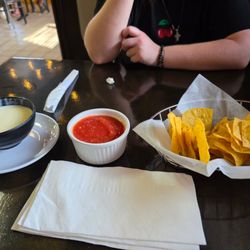 Margaritas Mexican Restaurant - Chips, salsa and queso.