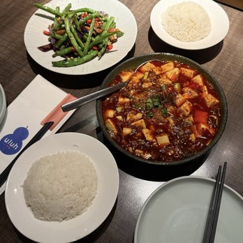 Uluh - Mapo Tofu and green beans - Tea Rooms Near Me - New York, New York Uluh - Mapo Tofu and green beans - Tea Rooms Near Me - New York, New York