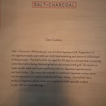 Salt + Charcoal - Perfectly describes the cuisine - Japanese Near Me - Brooklyn, New York Salt + Charcoal - Perfectly describes the cuisine - Japanese Near Me - Brooklyn, New York