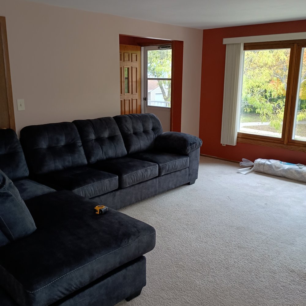 Ashley Store - Couch purchased arrived as 2 separate sections which lock together - Furniture Stores Near Me - Greenfield, Wisconsin