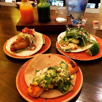 Nada - Delicious tacos: Baja Style, Salmon, and Shrimp. - Mexican Near Me - Indianapolis, Indiana