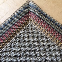 The Rug and Carpet Shop - One of our bespoke linen taped edge runners.