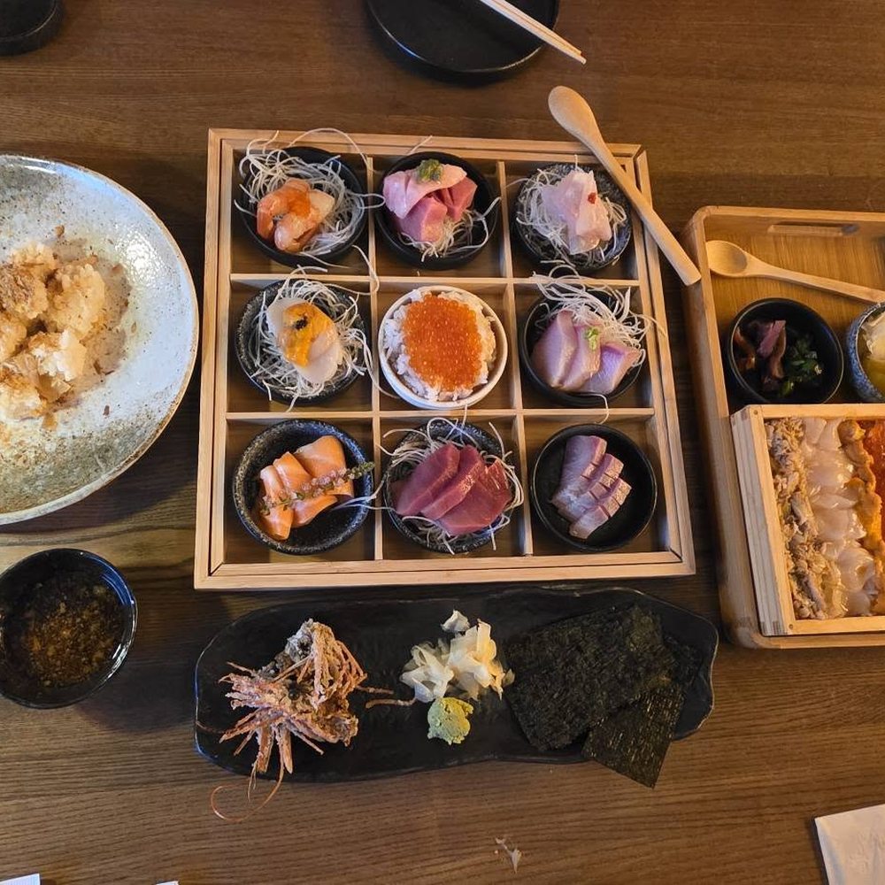 Nobuya - Nobuya Omakase - Very high end ensemble of goodies including Uni and Amaebi & scallops!! Kaisen Box and Agedashi Tofu - Sushi Bars Near Me - Pleasant Hill, California Nobuya - Nobuya Omakase - Very high end ensemble of goodies including Uni and Amaebi & scallops!! Kaisen Box and Agedashi Tofu - Sushi Bars Near Me - Pleasant Hill, California