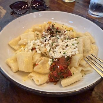 The Animal Farm - Sweet corn pasta - American Near Me - Columbus, Georgia The Animal Farm - Sweet corn pasta - American Near Me - Columbus, Georgia