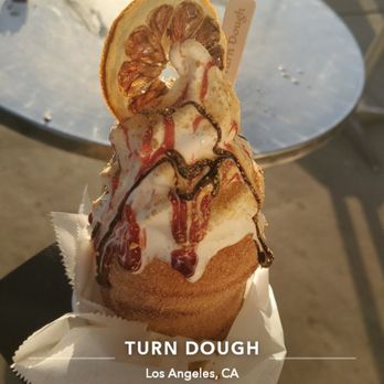 Turn Dough - LEMON ..... CHURRO w/ chocolate syrup - Bakeries Near Me - Venice, California Turn Dough - LEMON ..... CHURRO w/ chocolate syrup - Bakeries Near Me - Venice, California