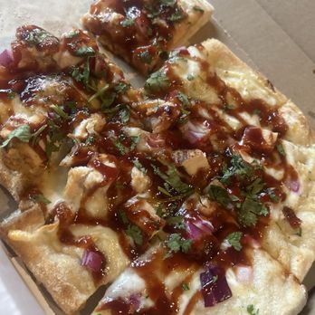 Sourdough & Co - Chicken bbq flatbread - Salad Near Me - Beaverton, Oregon Sourdough & Co - Chicken bbq flatbread - Salad Near Me - Beaverton, Oregon