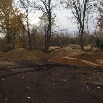 ACTC Services - Before grading pole barn pad with 200 yards of sand - Snow Removal Near Me - Grand Ledge, Michigan