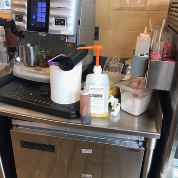 Dunkin' - Real clean and with the cell phone out on the floor... - Donuts Near Me - Bridgewater, Massachusetts