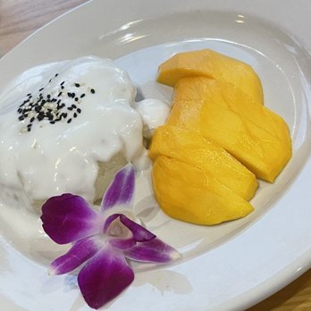 Coco Thai Cuisine - Sticky Sweet Rice Mango - Thai Near Me - Orlando, Florida Coco Thai Cuisine - Sticky Sweet Rice Mango - Thai Near Me - Orlando, Florida