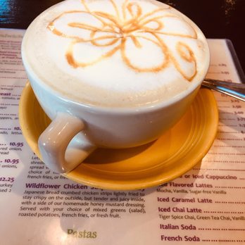 Wildflower Cafe - If this isn't the most sublime caramel latte ever I don't know what is! It reminds me of my life in Italy when I lived there. Superb! - Breakfast & Brunch Near Me - Redondo Beach, California Wildflower Cafe - If this isn't the most sublime caramel latte ever I don't know what is! It reminds me of my life in Italy when I lived there. Superb! - Breakfast & Brunch Near Me - Redondo Beach, California