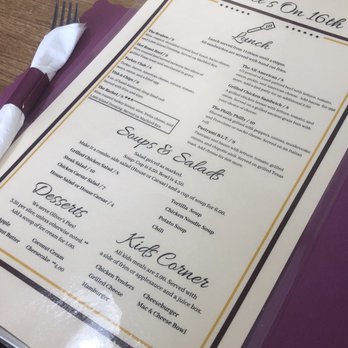 Rachel's on 16th - Lunch menu - American Near Me - Wheeling, West Virginia Rachel's on 16th - Lunch menu - American Near Me - Wheeling, West Virginia