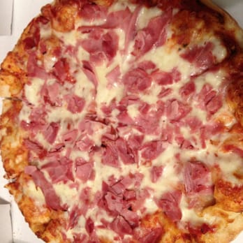 Perry's Pizza - Round with Ham. - Pizza Near Me - Clawson, Michigan