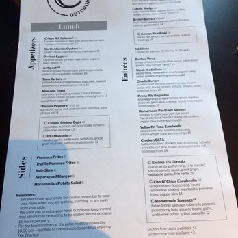 The Charles - Lunch Menu - American Near Me - Wethersfield, Connecticut