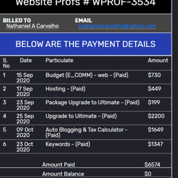 Website Profs - TRUST ME THEY WILL SELL YOU EVERYTHING