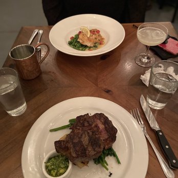 Ember - Rib eye and sole pettrale courses - New American Near Me - Arroyo Grande, California