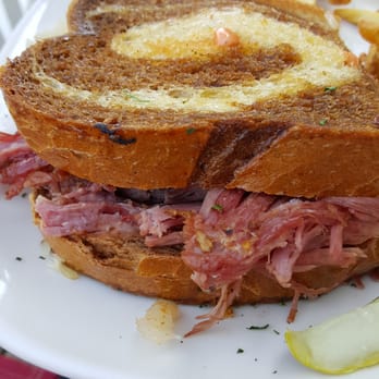 Sieberts Pub - Reuben sandwich, nice pulled pork style with great flavor and generous helping. Yummy! - New American Near Me - Salem, Wisconsin Sieberts Pub - Reuben sandwich, nice pulled pork style with great flavor and generous helping. Yummy! - New American Near Me - Salem, Wisconsin