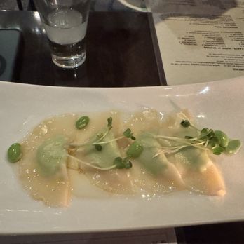 Momoya - Edamame Ricotta Dumpling - Sushi Bars Near Me - New York, New York Momoya - Edamame Ricotta Dumpling - Sushi Bars Near Me - New York, New York