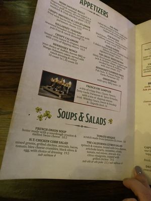 Menu photo 4 Hennessey's Tavern Manhattan Beach, CA Menu photo 4 Hennessey's Tavern Manhattan Beach, CA