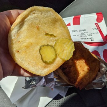 Chick-fil-A - Hmm....does this look like extra pickles? Sadly, they just can't quite seem to get the meaning of EXTRA pickles. - Chicken Shop Near Me - San Clemente, California Chick-fil-A - Hmm....does this look like extra pickles? Sadly, they just can't quite seem to get the meaning of EXTRA pickles. - Chicken Shop Near Me - San Clemente, California