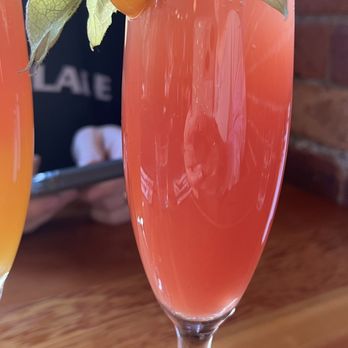 Blue Fox Cafe - Raspberry Guava Mimosa - Breakfast & Brunch Near Me - Victoria, British Columbia Blue Fox Cafe - Raspberry Guava Mimosa - Breakfast & Brunch Near Me - Victoria, British Columbia