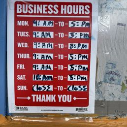 Business hours